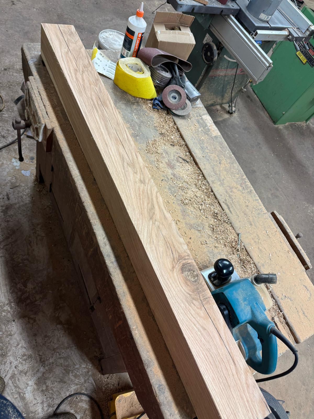 Oak Fireplace Beam 5"x5"x1.2m
